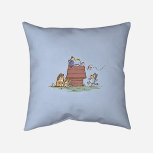 The Lazy Heeler-None-Non-Removable Cover w Insert-Throw Pillow-kg07