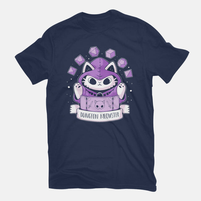 The Dungeon Meowster-Unisex-Basic-Tee-xMorfina