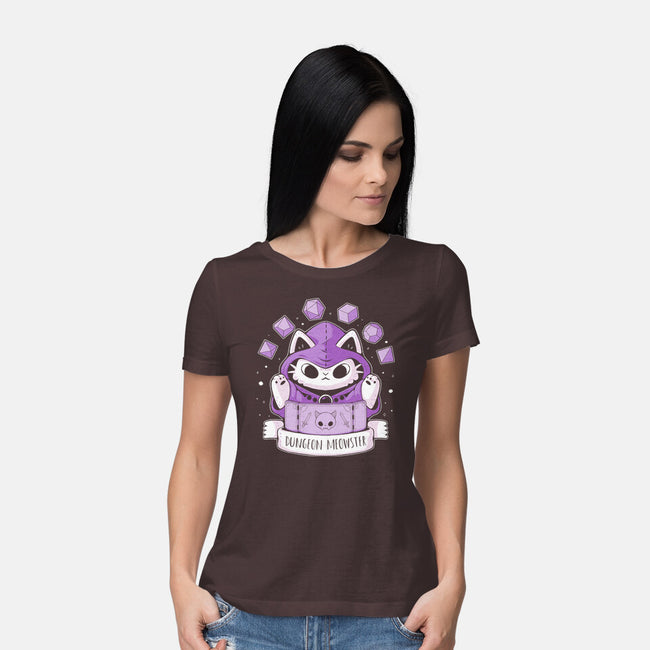 The Dungeon Meowster-Womens-Basic-Tee-xMorfina