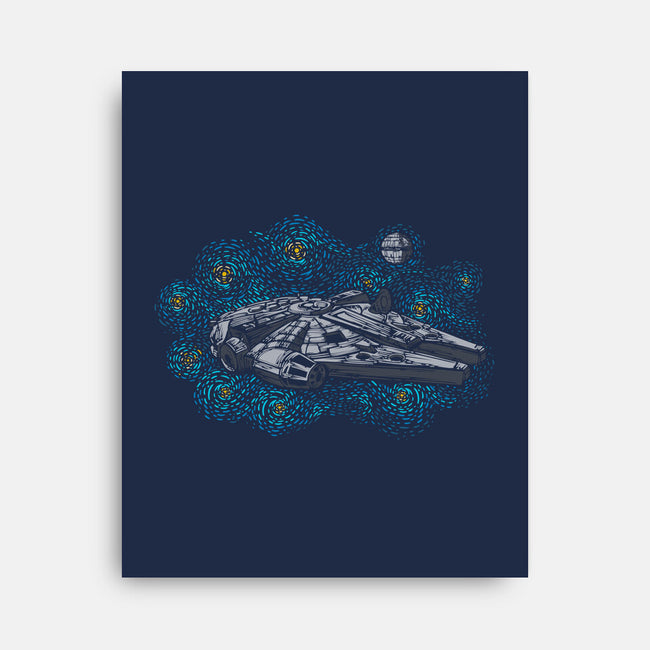 Rebel Starry Night-None-Stretched-Canvas-sebasebi