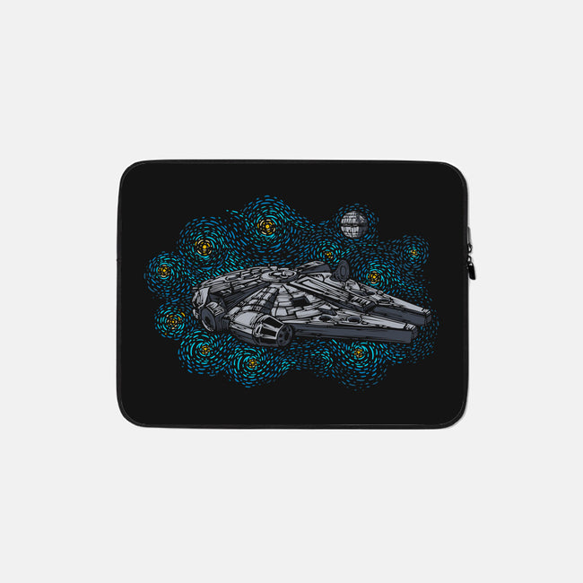 Rebel Starry Night-None-Zippered-Laptop Sleeve-sebasebi