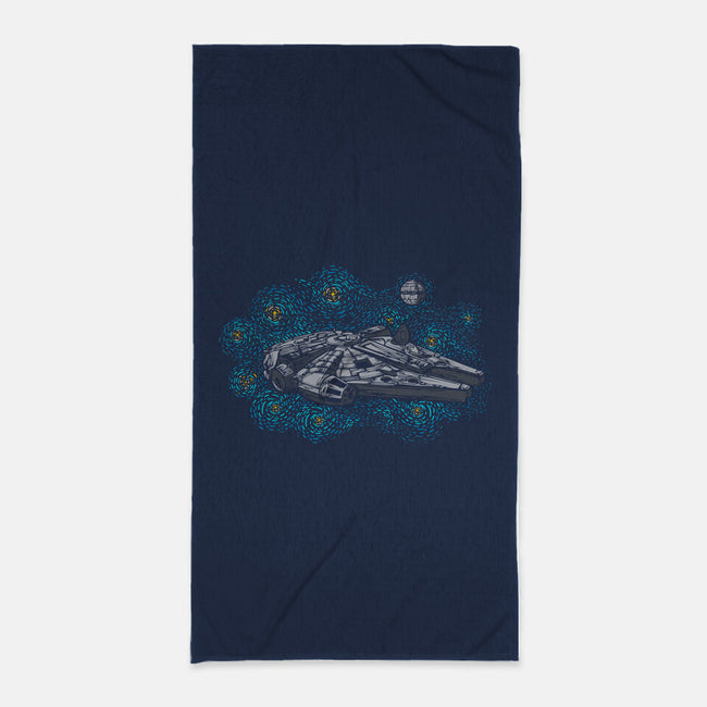 Rebel Starry Night-None-Beach-Towel-sebasebi