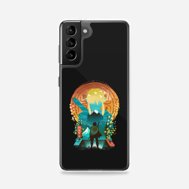 Ukiyo E Hero Landscape-Samsung-Snap-Phone Case-dandingeroz