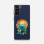 Ukiyo E Hero Landscape-Samsung-Snap-Phone Case-dandingeroz