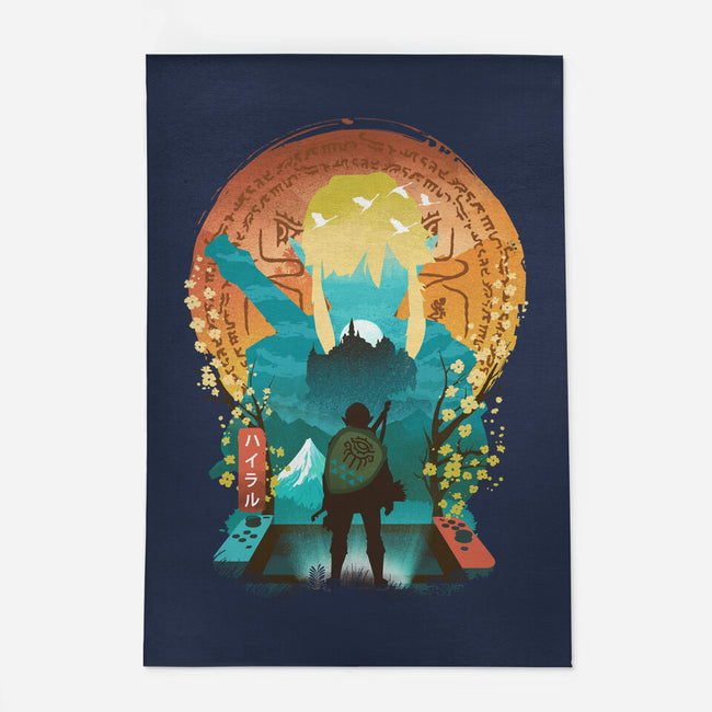 Ukiyo E Hero Landscape-None-Outdoor-Rug-dandingeroz