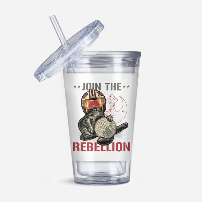 Join The Cat Rebellion-None-Acrylic Tumbler-Drinkware-gorillafamstudio