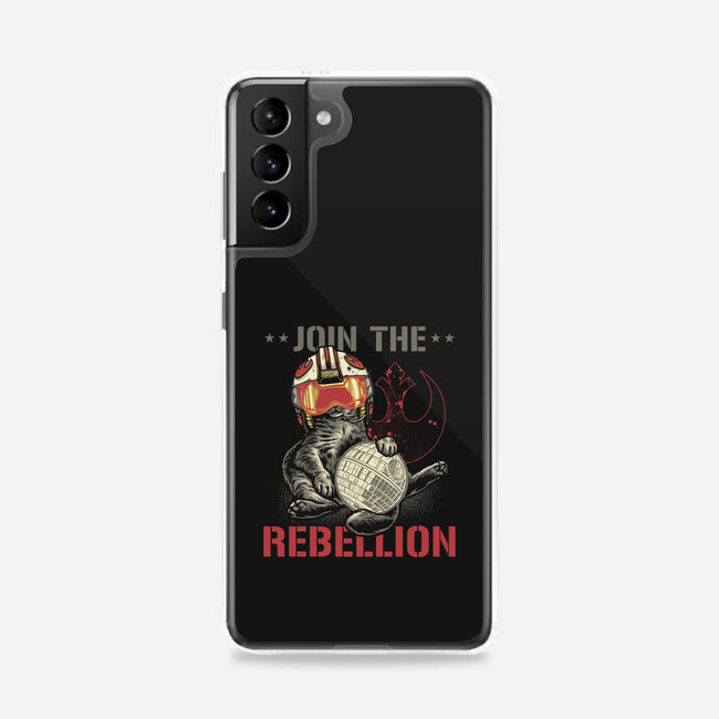 Join The Cat Rebellion-Samsung-Snap-Phone Case-gorillafamstudio