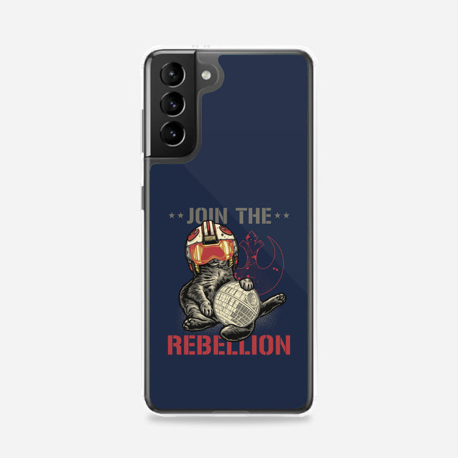 Join The Cat Rebellion-Samsung-Snap-Phone Case-gorillafamstudio