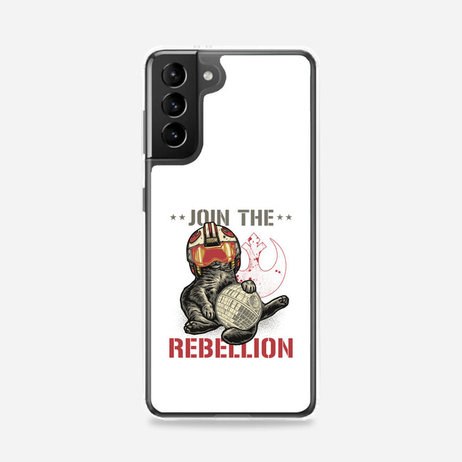 Join The Cat Rebellion-Samsung-Snap-Phone Case-gorillafamstudio