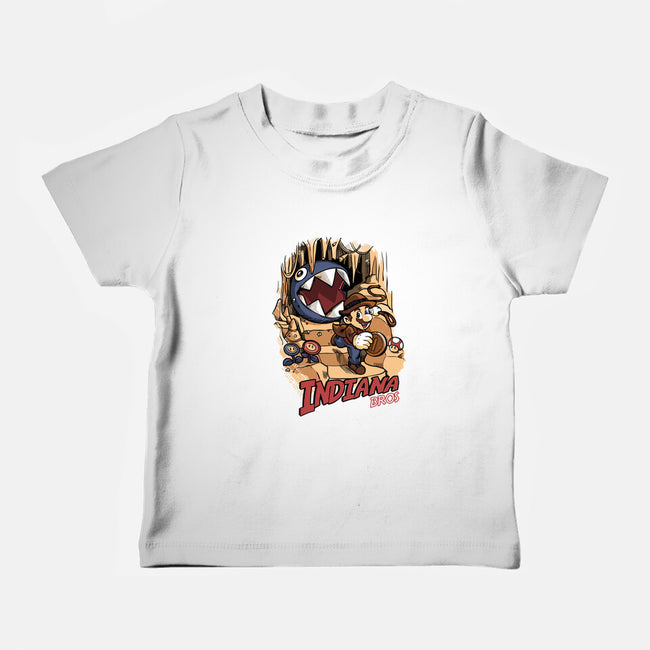 Indiana Bros-Baby-Basic-Tee-Planet of Tees