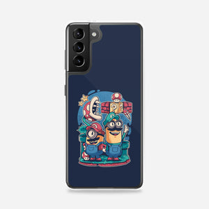 The Super Minion Bros-Samsung-Snap-Phone Case-Planet of Tees