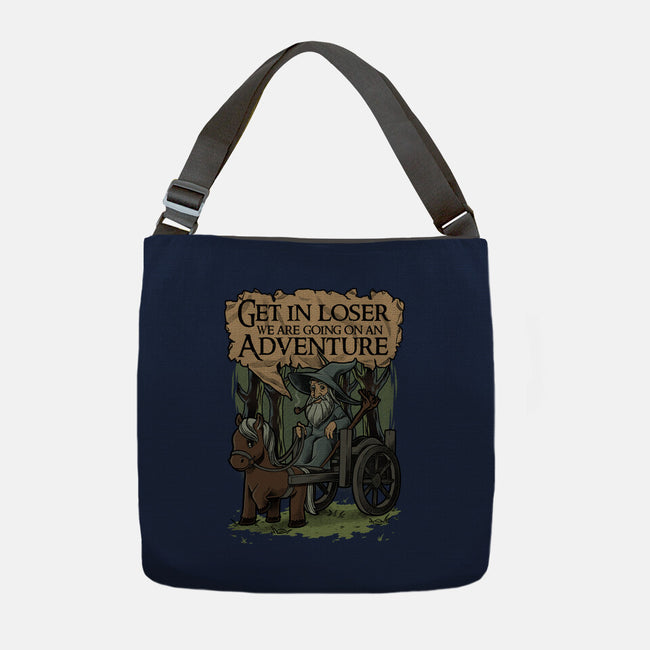 Medieval Wizard Adventure-None-Adjustable Tote-Bag-Studio Mootant