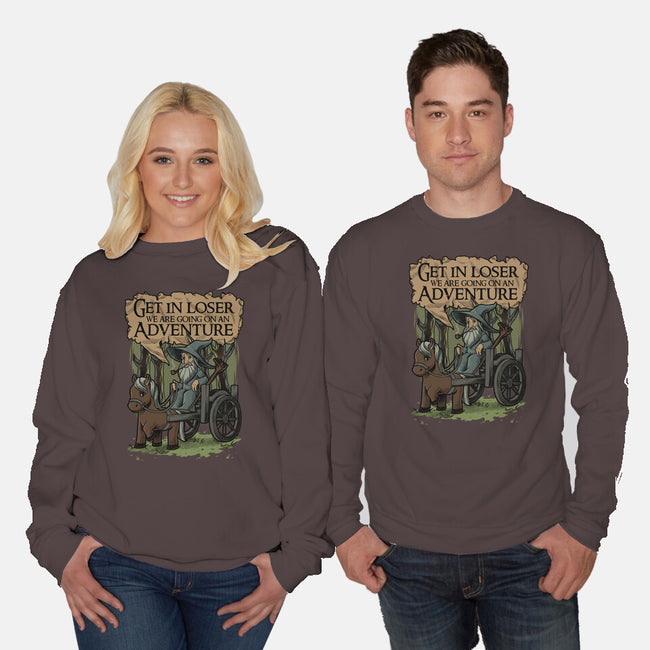 Medieval Wizard Adventure-Unisex-Crew Neck-Sweatshirt-Studio Mootant