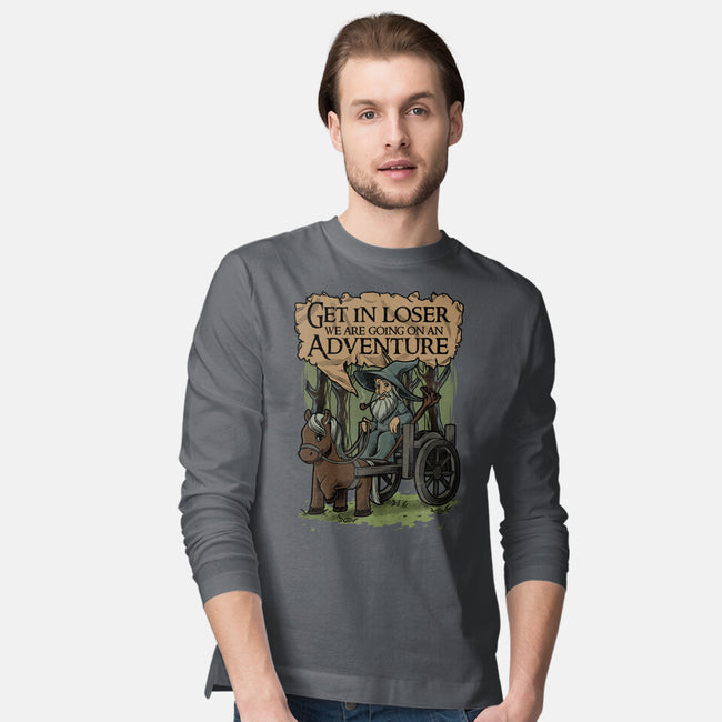 Medieval Wizard Adventure-Mens-Long Sleeved-Tee-Studio Mootant