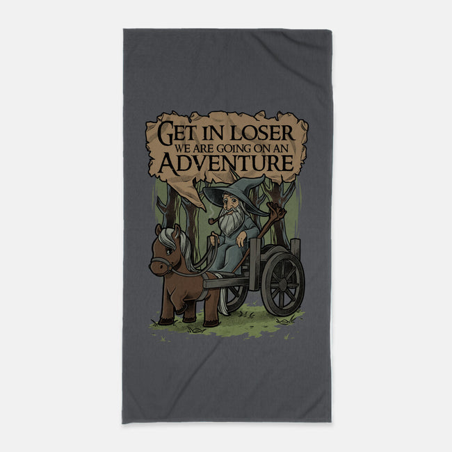Medieval Wizard Adventure-None-Beach-Towel-Studio Mootant