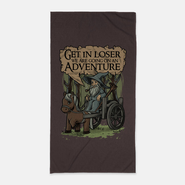 Medieval Wizard Adventure-None-Beach-Towel-Studio Mootant