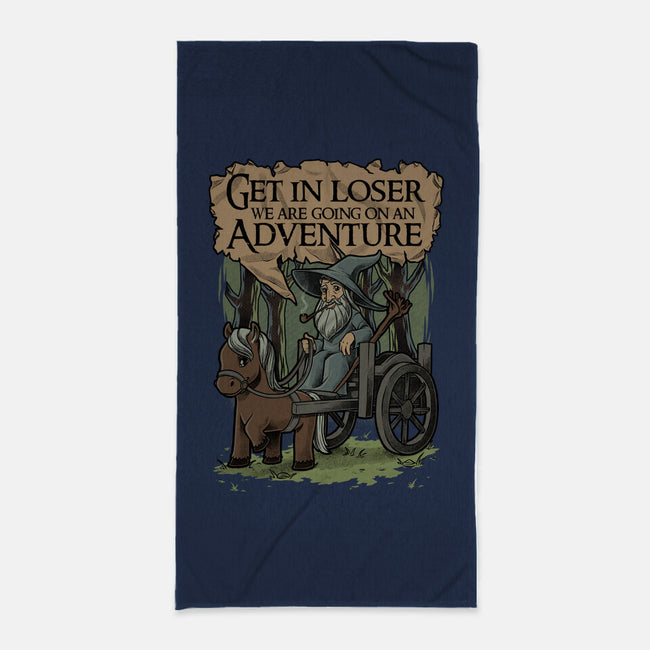 Medieval Wizard Adventure-None-Beach-Towel-Studio Mootant