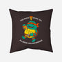 Too Much Pizza Pie-None-Removable Cover-Throw Pillow-krisren28