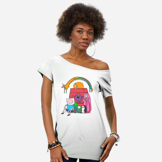 Adventure House-Womens-Off Shoulder-Tee-turborat14