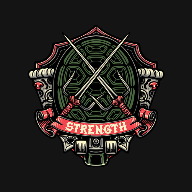 Red Ninja Strength-Womens-Off Shoulder-Sweatshirt-gorillafamstudio