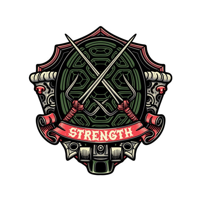 Red Ninja Strength-None-Matte-Poster-gorillafamstudio