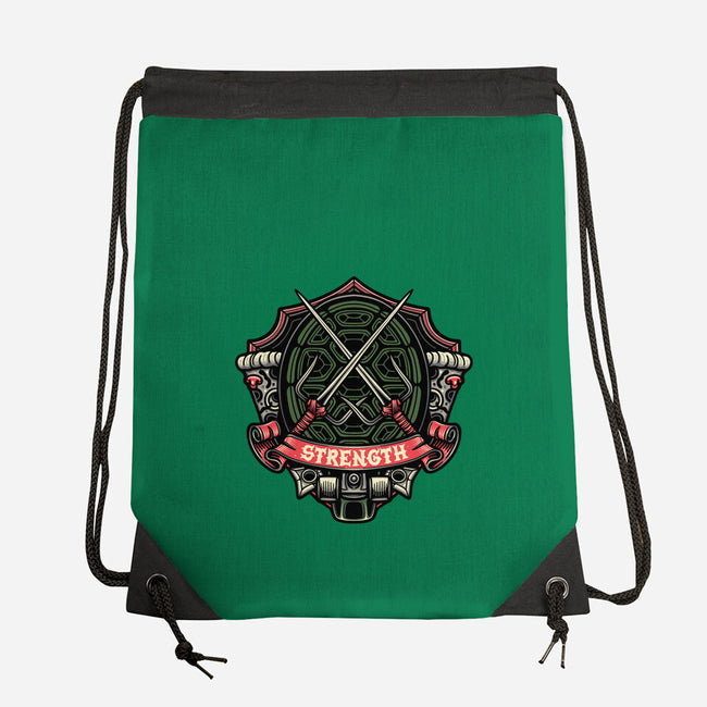 Red Ninja Strength-None-Drawstring-Bag-gorillafamstudio