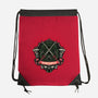 Red Ninja Strength-None-Drawstring-Bag-gorillafamstudio