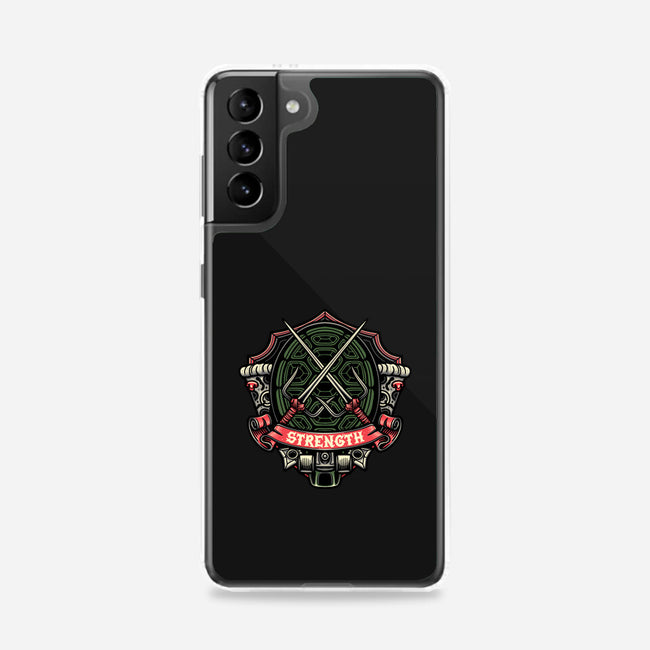 Red Ninja Strength-Samsung-Snap-Phone Case-gorillafamstudio