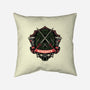 Red Ninja Strength-None-Removable Cover-Throw Pillow-gorillafamstudio