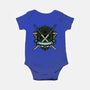 Blue Ninja Leader-Baby-Basic-Onesie-gorillafamstudio