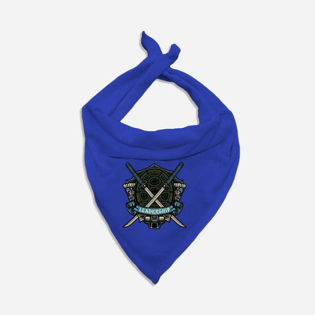 Blue Ninja Leader-Cat-Bandana-Pet Collar-gorillafamstudio