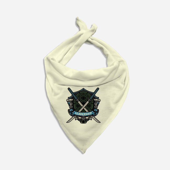 Blue Ninja Leader-Dog-Bandana-Pet Collar-gorillafamstudio