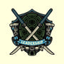 Blue Ninja Leader-Mens-Premium-Tee-gorillafamstudio