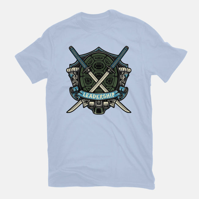 Blue Ninja Leader-Unisex-Basic-Tee-gorillafamstudio