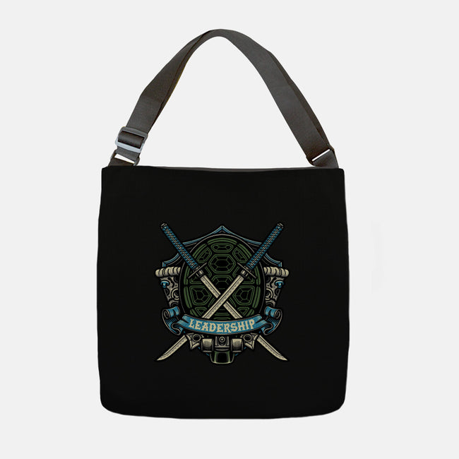 Blue Ninja Leader-None-Adjustable Tote-Bag-gorillafamstudio