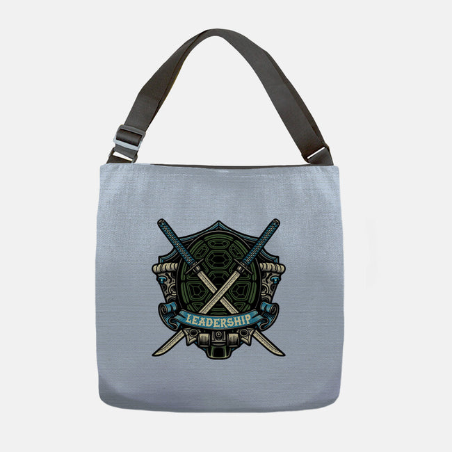 Blue Ninja Leader-None-Adjustable Tote-Bag-gorillafamstudio