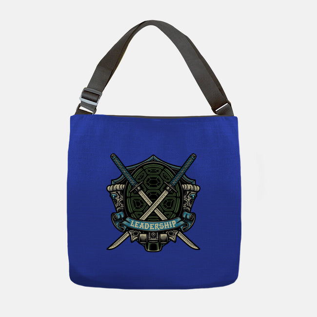 Blue Ninja Leader-None-Adjustable Tote-Bag-gorillafamstudio