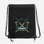 Blue Ninja Leader-None-Drawstring-Bag-gorillafamstudio