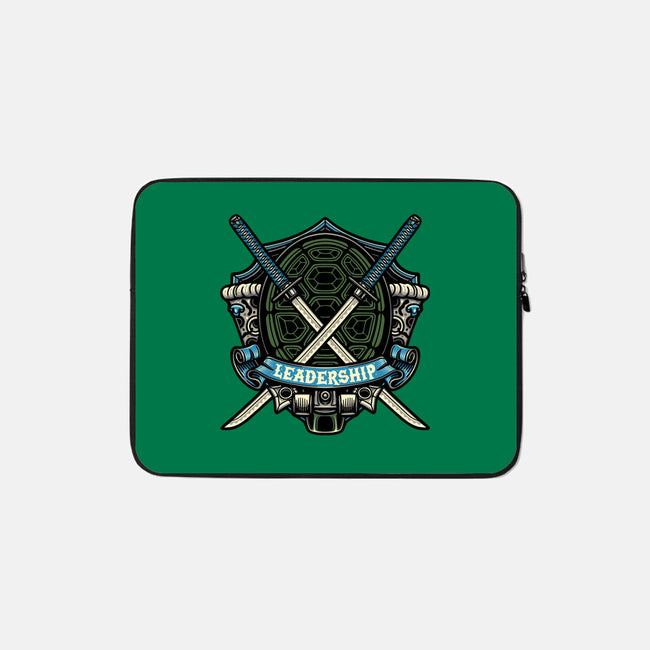 Blue Ninja Leader-None-Zippered-Laptop Sleeve-gorillafamstudio