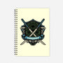 Blue Ninja Leader-None-Dot Grid-Notebook-gorillafamstudio