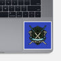 Blue Ninja Leader-None-Glossy-Sticker-gorillafamstudio