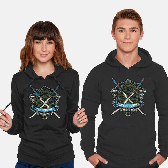 Blue Ninja Leader-Unisex-Pullover-Sweatshirt-gorillafamstudio