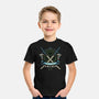 Blue Ninja Leader-Youth-Basic-Tee-gorillafamstudio