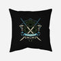 Blue Ninja Leader-None-Removable Cover w Insert-Throw Pillow-gorillafamstudio