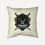 Blue Ninja Leader-None-Removable Cover-Throw Pillow-gorillafamstudio