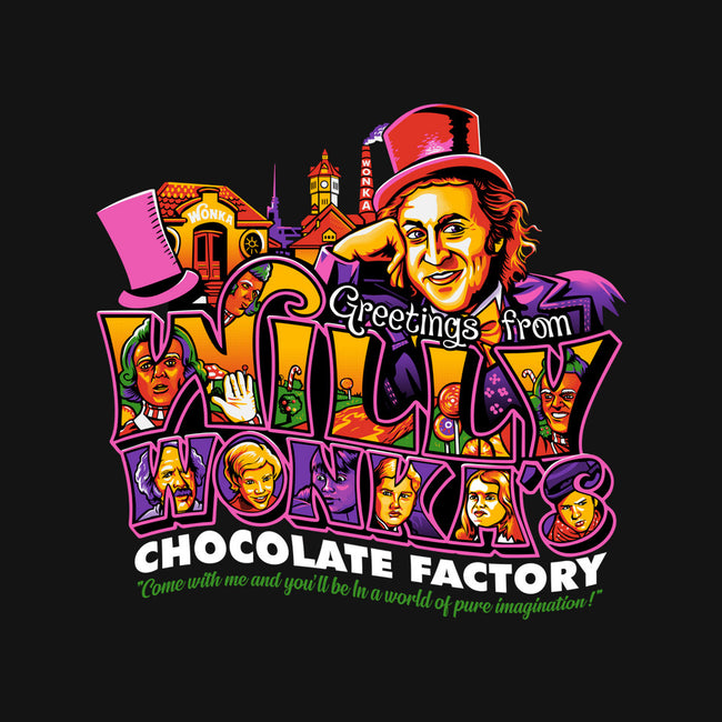 Greetings From The Chocolate Factory-Baby-Basic-Tee-goodidearyan