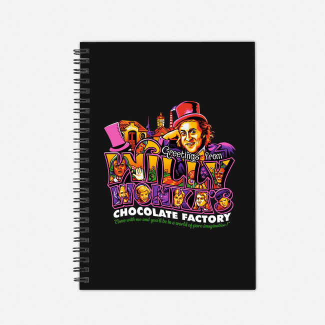 Greetings From The Chocolate Factory-None-Dot Grid-Notebook-goodidearyan