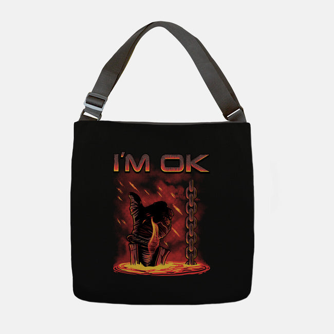 Trust Me I Am Ok-None-Adjustable Tote-Bag-Tronyx79