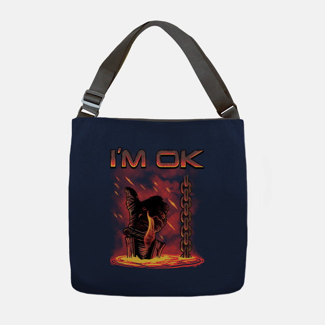 Trust Me I Am Ok-None-Adjustable Tote-Bag-Tronyx79