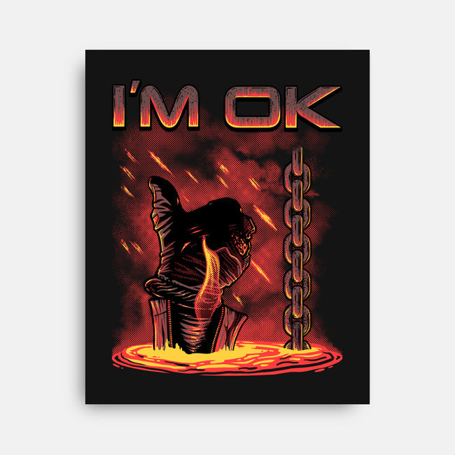 Trust Me I Am Ok-None-Stretched-Canvas-Tronyx79